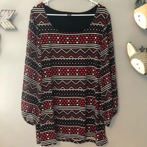 Style&Co heart dress size XL perfect for Valentine’s Day